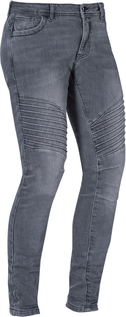 Ixon Vicky Dames Motorcycle Jeans, grijs, M Voorvrouw