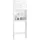 SoBuy Badezimmerschrank 65 x 20 x 182 cm Weiß MDF