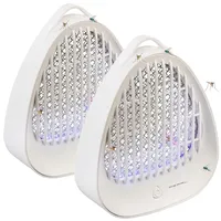 Pearl 2er-Set USB-UV-Insektenvernichter für den Innenbereich, bis 40 m2