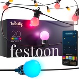 Twinkly Festoon Multicolor LED Lichterkette 20x RGB (TWF020STP-BEU)