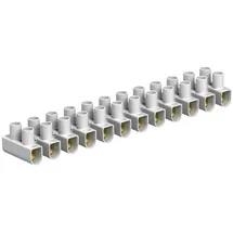 OBO Bettermann Reihenlüsterklemme flexibel: - starr: 10-10 mm2 Polzahl: 12 Weiß
