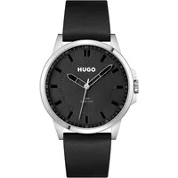 Hugo Analog Quarzuhr für Herren Kollektion #First mit Schwarzes