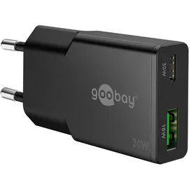 goobay Dual-Schnellladegerät Slim 75737