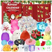LuxusKollektion Spielzeug-Adventskalender Adventskalender 2025 24 Tage Fidget Mini Mochi Set Kawaii für Kinder bunt