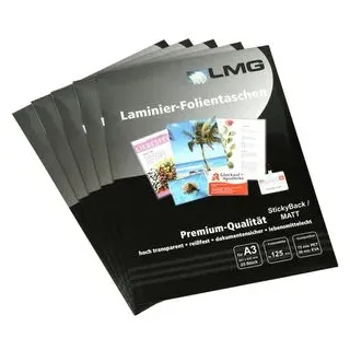 LMG Laminierfolien matt 125 mikron A3