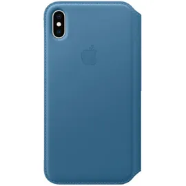 Apple iPhone XS Max Leder Folio cape cod blue