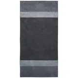 Dyckhoff Two-Tone Stripe Saunatuch 100 x 200 cm grau