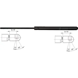 Metzger | Gasfeder, Heckscheibe | 2110253