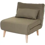 MCW Schlafsessel, Grün, Textil, 75x77x70 cm, Wohnzimmer, Sessel, Schlafsessel