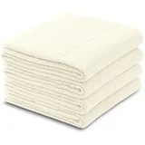 SCHIESSER Turin Handtuchset 50 x 100 cm weiß 4 St.