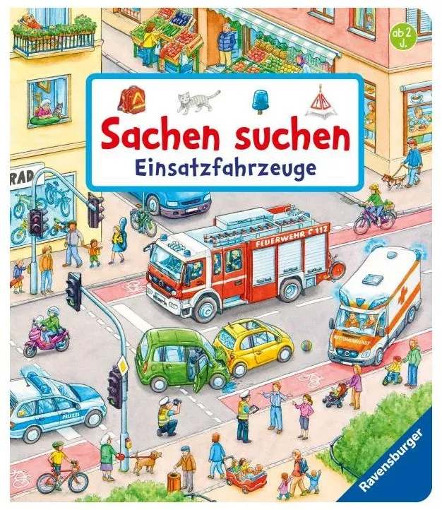 Ravensburger 43686 Seidel,Sachen suchen Einsatzfahrzeuge - 43686-6