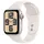 Apple Watch SE 2024 GPS 40 mm Aluminiumgehäuse Polarstern, Sportarmband Polarstern S/M
