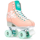 Rio Roller Script Rollschuhe - Peach / Green - EU 38