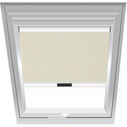 Roto Sichtschutzrollo Beige 1-R03, 105x145 cm (10/14), 845 SR Holz,Aluminiumschiene,Manuell,Roto