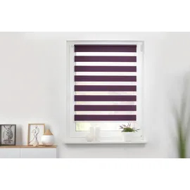 Lichtblick Duo Rollo / Doppelrollo Klemmfix 55 x 150 cm brombeer