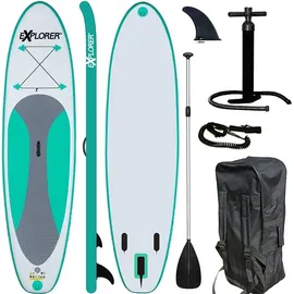 Explorer ISUP ALF2 300 x 76 x 15 cm grün/weiß