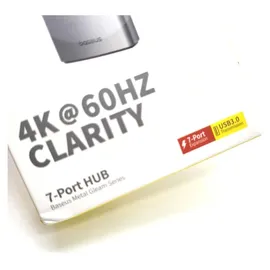 Baseus USB C Hub 7 in 1 Adapter mit 4K@60Hz HDMI, 100W PD, 3 A 3.0 5Gbps, SD/TF Kartenleser, Docking Station für iPhone 15, Laptop MacBook/Surface Pro/iPad/Steam Deck/Rog Ally/Samsung