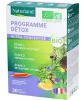 Naturland Programme Détox BIO Ampoule(S) Buvable(S) 30x10 ml