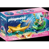 Playmobil Magic Meereskönig mit Haikutsche 70097