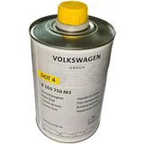 Volkswagen Original VW Ersatzteile Original Bremsflüssigkeit DOT4, 1 Liter