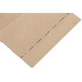 Flexipak Faltentaschen classic eco Doppelfixverschluss DIN B4 ohne Fenster natur mit 5,0 cm Falte, 300 St.