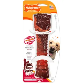 Nylabone Dura Chew Rindfleisch-Jerky-Power-Chew – Kauknochen für extrem stark kauende Hunde - XL-Größe – für Hunde bis 23 kg +