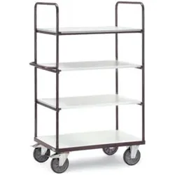 fetra ESD-Etagenwagen 9301 - Tragkraft 600kg TPE-ESD-Reifen
