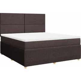vidaXL Boxspringbett 180 x 200 cm Braun