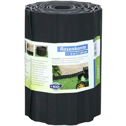 FLORAWORLD Rasenkante, HxL: 20 x 900 cm, Polyethylenterephthalat (PET) - grau