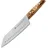 Friedr. Dick VIVUM Santokumesser 18 cm rostfrei Kullenschliff Birkenholzgriff