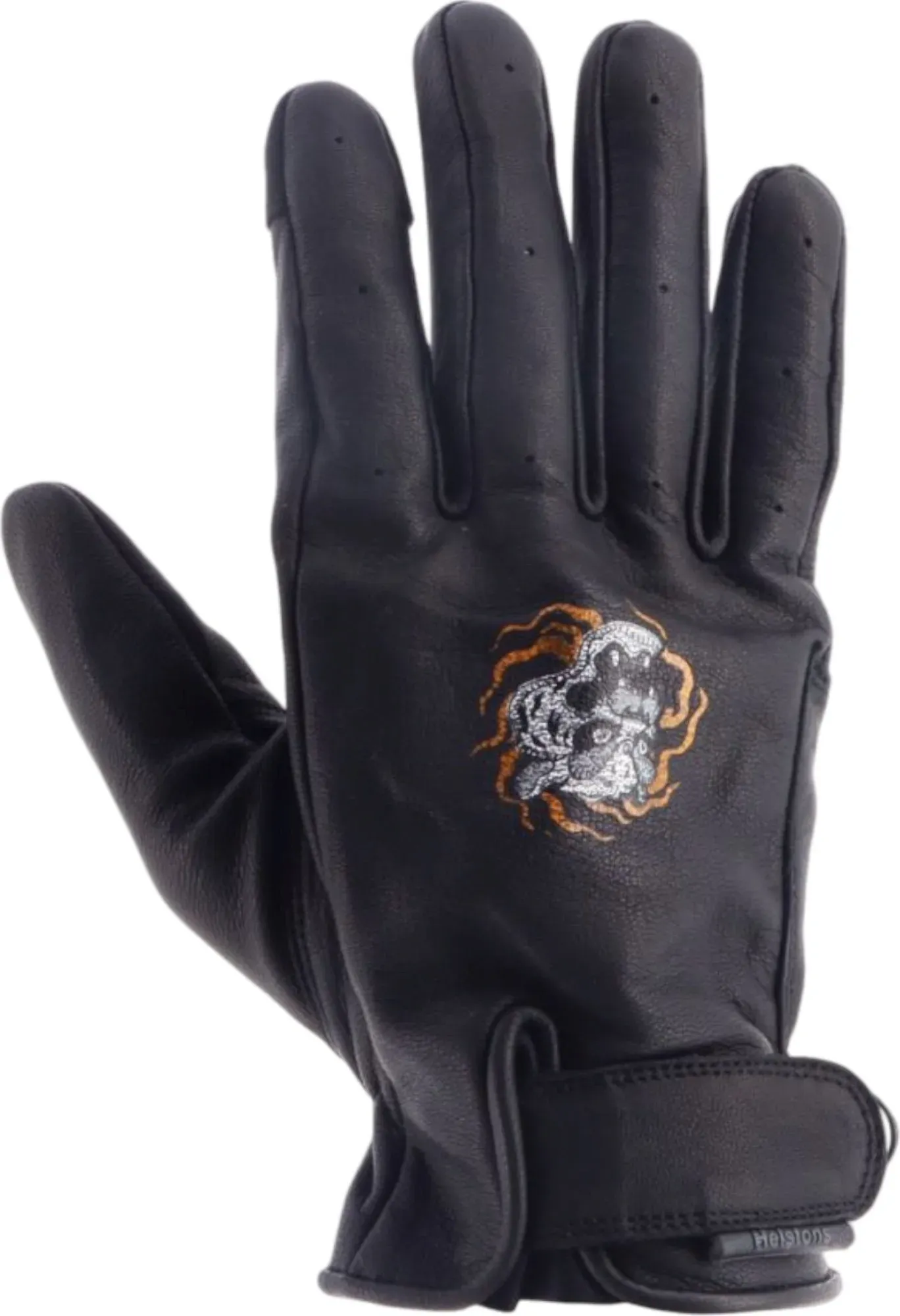 Helstons Tiger geperforeerde motorhandschoenen, 3XL Voorman