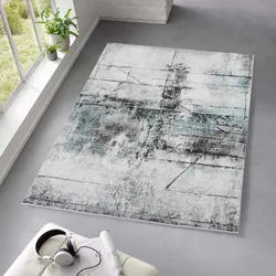 Moderner Designerteppich TC-Fashion 6111 Vintage in blau 160x220 cm