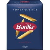 Barilla Pasta Klassische Penne Rigate n.73 aus hochwertigem Hartweizen immer al dente, (1 x 500 g)