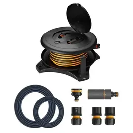 Fiskars Solid M Schlauchwagen 21,5 m schwarz/orange