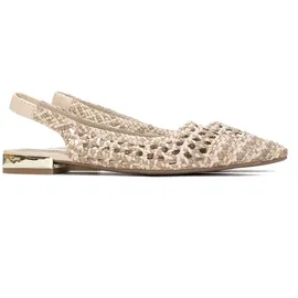 Xti - Ballerinas Damen Beige - Bequeme und vielseitige Schuhe - Casual Mode - Modell 14530001 (Größe 38) Braun, Wohnung, 1 bis 3 cm, Keine, Lässig