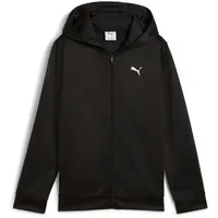 Puma TAD Essentials Kapuzen-Trainingsjacke Mädchen schwarz - 164