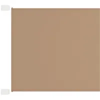 VidaXL Senkrechtmarkise Taupe 100x1200 cm Oxford-Gewebe