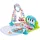 KIKKABOO Kikkaboo, Krabbeldecke Piano, Spielcenter, Klaviertasten, Plüschfiguren, Musik blau