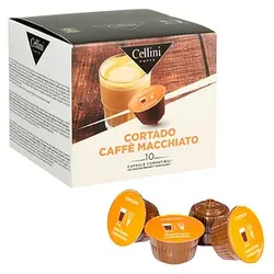 Cellini CAFFÈ MACCHIATO Kaffeekapseln 10 Portionen