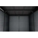 KETER Kunststoff Gerätehaus Cortina 7x7 inkl. Fußboden 216 x 218 cm Holzoptik