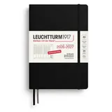 Leuchtturm1917 Akademischer Wochenplaner Medium A5 18 Monate Schwarz 2027