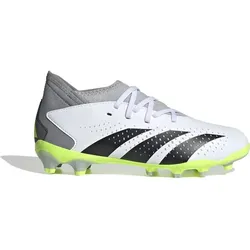 ADIDAS Kinder Fussball-Kunstrasenschuhe Predator, FTWWHT/CBLACK/LUCLEM, 35