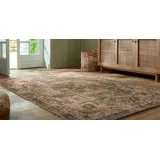 Teppich FLAIR RUGS "Selena Jute" Teppiche Gr. B: 120cm, 8mm, L: 170cm, grün Vintage Jute