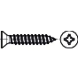 Senk-Blechschraube DIN 7982-C-H Edelstahl A2 ø4,8x100mm