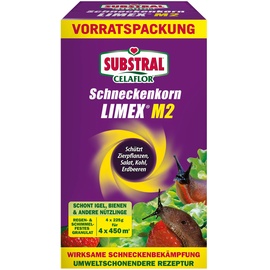 SUBSTRAL Celaflor Limex M2 Schneckenkorn 900g (4x 225g) (33040)
