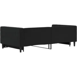 vidaXL Tagesbett 100 x 200 cm Schwarz
