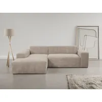 INOSIGN Ecksofa »Zeus-L«, Curvy Trend Ecksofa mit urbaner Optik