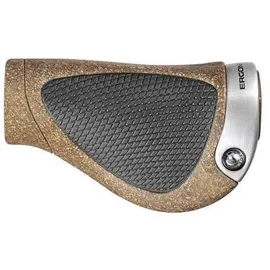 Ergon GP1 Biokork Griffe Fahrradgriffe braun 95/95 mm