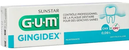 Gum Zahnpasta Gingidex 0,06% Chlorhexidine Tube 75ml