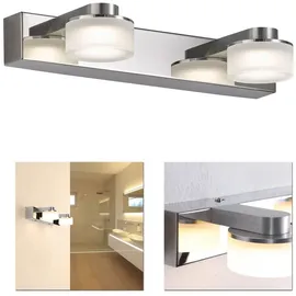 H4L LED Wandleuchte 2flg Wandlampe Badleuchte modern - Silber